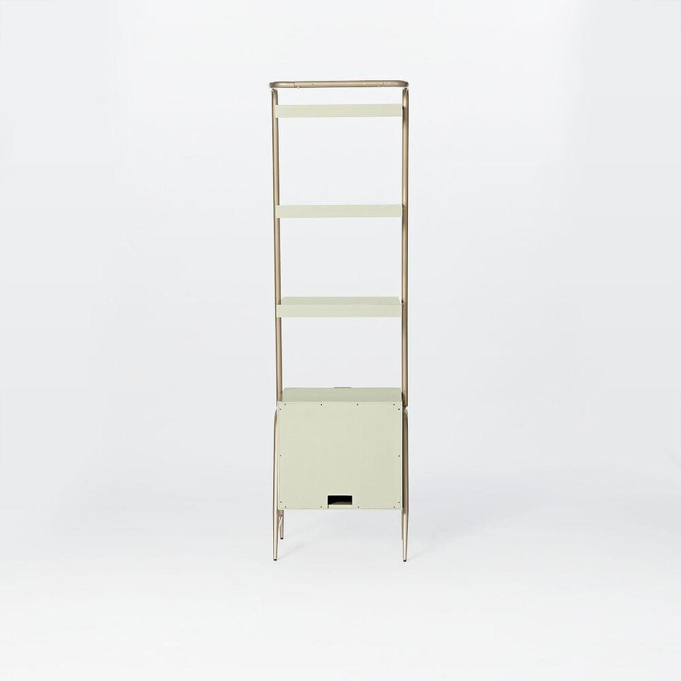 Audrey Narrow Storage Bookcase